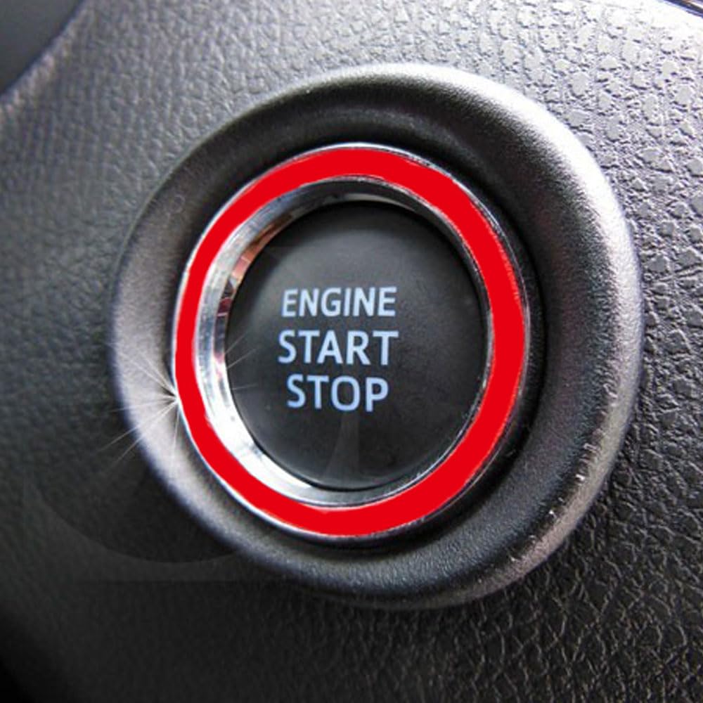 Toyota Start Button Rosso Red C-HR Ring,