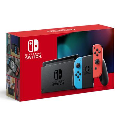 Восстановленный Nintendo Switch Неоновый красный/Неоновый синий (HAC-S-KABAA)
