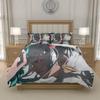 P-Portgas D-D. A-Ace O-One P-Piece Anime Duvet Cover and Pillowcase Set Breathable Polyester Single Double King Size, EU US UK AU DE
