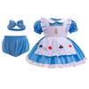 Super Cute Princess Baby Girl Summer Romper Set