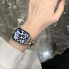 Для Apple Watch ремешок ultra2 49 мм 46 мм 45 мм 44 мм 42 мм 41 мм 40 мм 38 мм леопардовый креативный металлический женский ремешок серии 10 9 8 7 6 5 4 3 2 1 SE