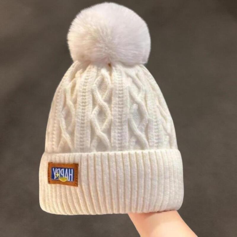 Women's Lovely Pom Pom Fur Knit Winter Hat