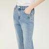  Benetton  Benetton Logo Beading Slim Straight Denim Pants Badpb5431 Bl