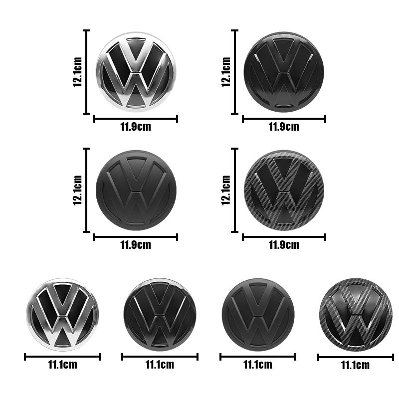 Для VW VOLKSWAGEN Новые 2 шт. Значок на переднюю решетку VW Эмблема на крышку багажника сзади Логотип Декоративный Для Volkswagen Polo 6 6C 2014-2018 Авто Ре