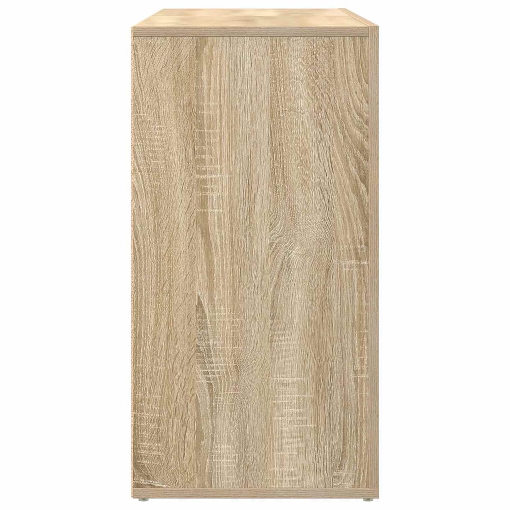 Sideboard in Sonoma Oak Finish 120 x 36 x 69 cm Particleboard