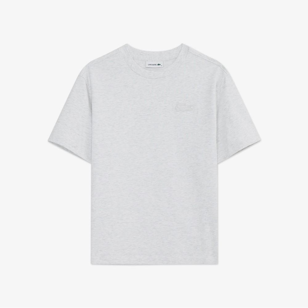 [Lacoste] Women's Big Croc Short-Sleeve T-shirt TF702E-56GCCA