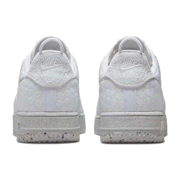 Nike Мужские кроссовки Nike Air Force 1 Crater Flyknit Next Nature Triple White Мужские кроссовки Summit-White Platinum-Tint DM0590-100
