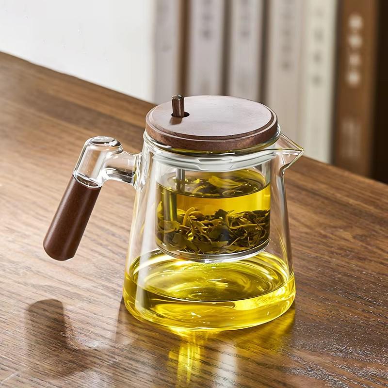 Чайная церемония Культура Большая емкость Разделительная чашка Съемный стеклянный внутренний резервуар Домашний фильтр для разделения воды для чая Чашка