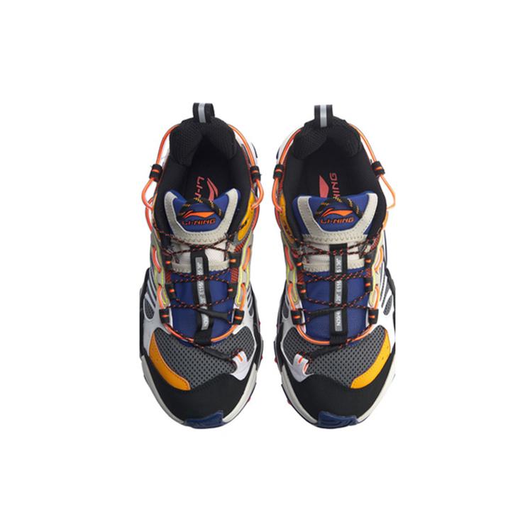 Li Ning Амортизирующие Нескользящие Износостойкие Низкие Спортивные Повседневные Кроссовки Мужские Цвет Железный Асфальтовый Серый AGLQ013-7