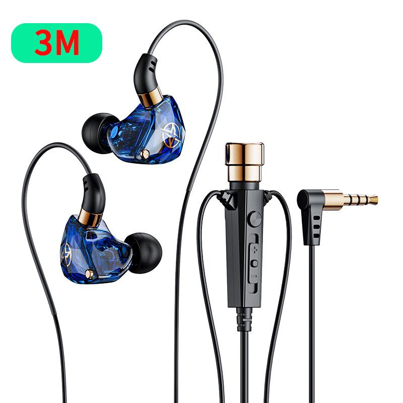 Караоке HiFi проводные наушники с микрофоном для пения, живая гарнитура 3,5 мм AUX, тяжелые басы, шумоподавляющие наушники 1,2 м 3 м KTV Music