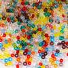 Thousand Colors 3mm Transparent Glass Seed Beads: Non-Fading DIY Jewelry Accessories