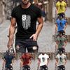 Men's  T-shirt T-shirts Graphic Text Pool3D Printing Street Casual Short Sleeve Printed Clothing Basic