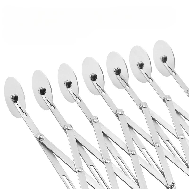 Многофункциональный нож для пиццы, креативный выдвижной многоколесный роликовый нож для резки чурро, нож из нержавеющей стали с одной головкой