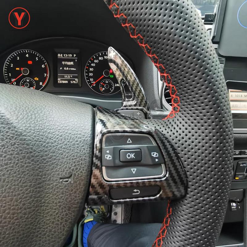 Shift Paddle For Volkswagen Golf 5 MK5 R32 Car Steering Wheel Paddle Shifter Gear DSG Extension Accessories