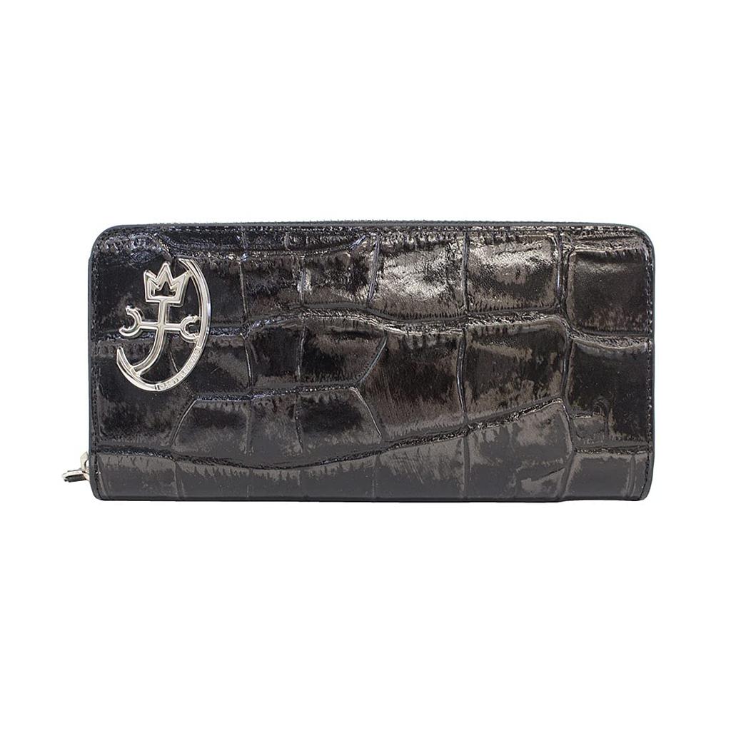 CASTELBAJAC Круглый кошелек на молнии, длинный, CB Гипс Аксессуары Черный