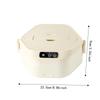 1000ml Capacity Electric Heated Lunch Box Rechargeable Hot Meal Container Food Warmer  Work