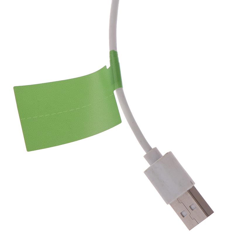 30 шт./лист самоклеящаяся наклейка на кабель водонепроницаемая идентификация красочные бирки