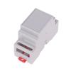 1PC DIN Rail PLC Junction Box Plastic Electronics Box Project Case 4Colors 88x37x59mm 35-Rail Mounting Instrument Housing