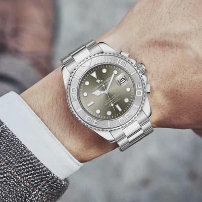 Автоматические механические мужские яхтенные часы Duke of Lorraine 1955 года с календарем и светящимися функциями.