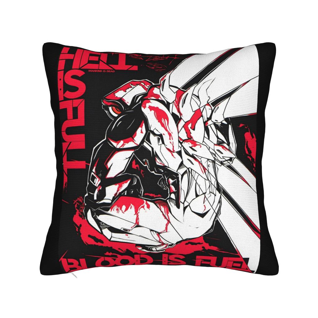 Ultrakill V1 V2 Игровой Подушка Чехол Мягкий Полиэстер Подушка Чехол Декорации Ад Полон Наволочка Квадратная