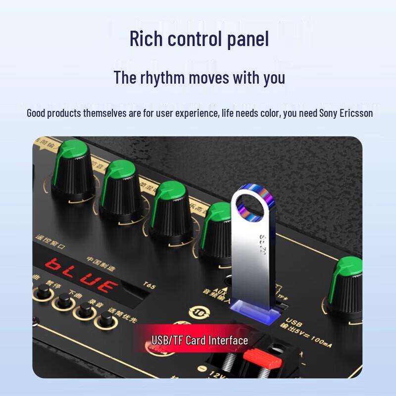 Soaiy SA-X87 15-дюймовая портативная Bluetooth KTV колонка высокой мощности