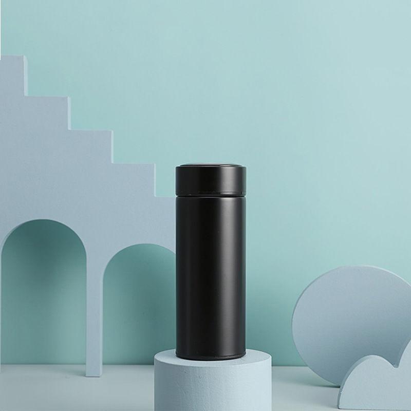 Портативная чашка для воды, термос, 500 мл, термосы Портативный термос из нержавеющей стали, бутылка для воды, дорожная чайная кружка, офисный термос