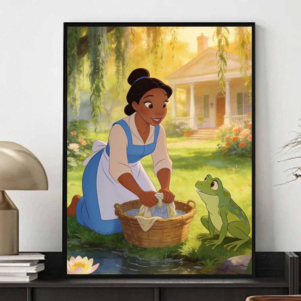 Disney The Princess and the Frog Diamond Paint Mosaic Art Painting Kit Handmade DIY Home Decor