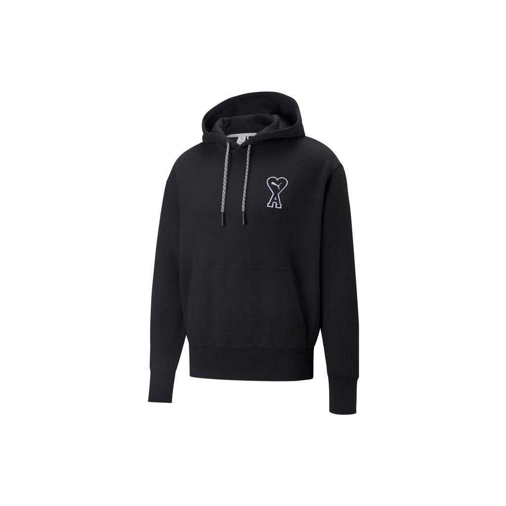 Puma X Ami Hoodie Black Unisex Tops 536231-01