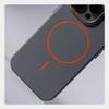 Ультратонкий простой чехол для Magsafe для iphone 17 Air 16 Pro Max 15 14 13 12 Матовый чехол с цветными вставками для защиты объектива Беспроводная зарядка Жесткий ПК-чехол
