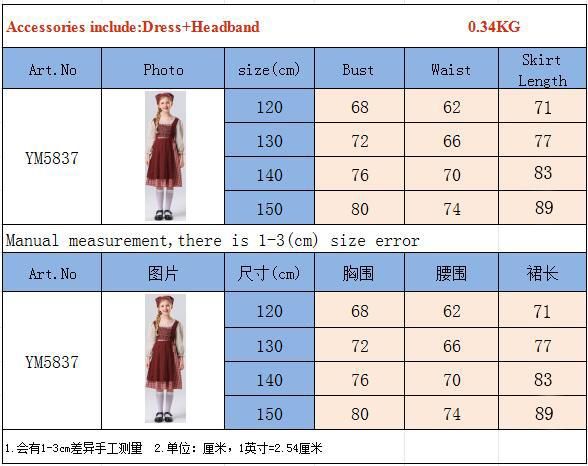 Cosplay Halloween Children play medieval roles National costumes Stage costumes Match girl
