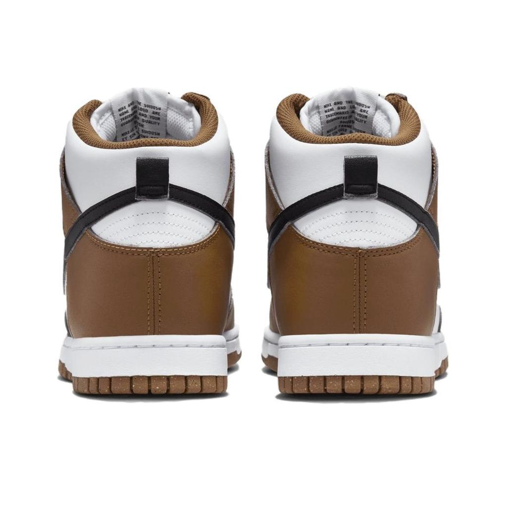 Nike Dunk High Next Nature Light British Tan Women Sneakers Brown White Black FV5960-200