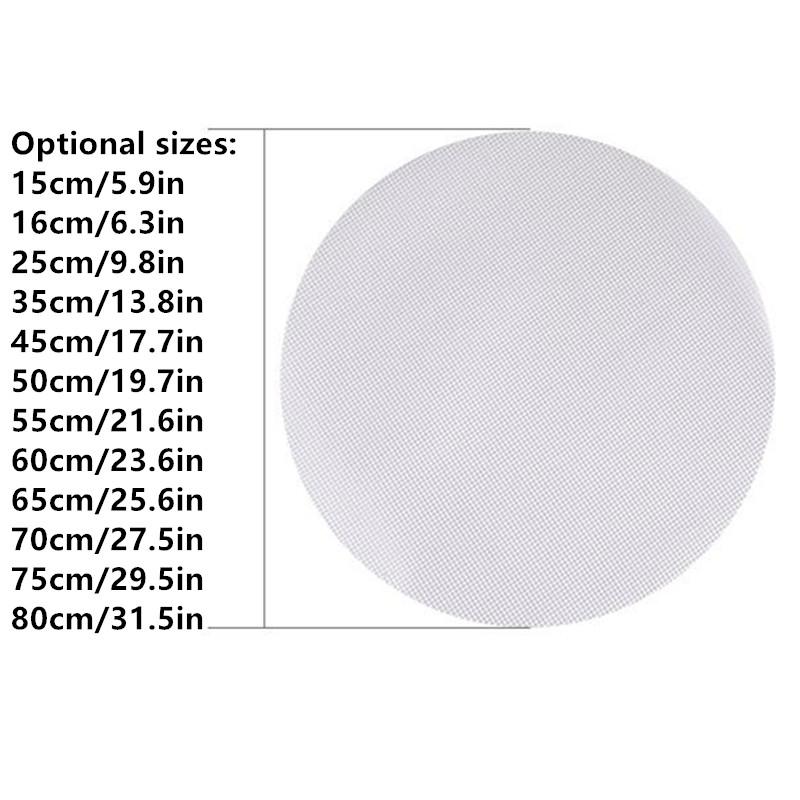 1 шт. Многоразовые белые силиконовые антипригарные вкладыши для пароварки, круглые коврики для приготовления на пару для бамбуковой пароварки, термостойкие для кухни