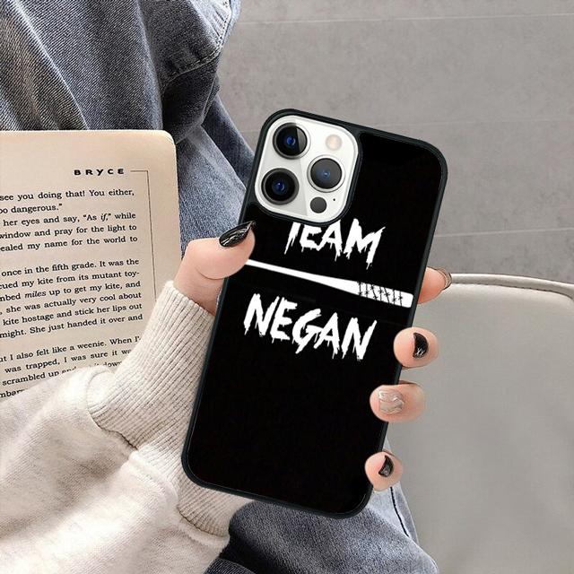 Negan Walking Dead Phone Case Cover for Apple 13 11 12 Pro Max Max Plus  coque fundas Shell