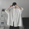 Мужская летняя рубашка с рукавом три четверти, в гонконгском и японском стиле, модная и красивая.