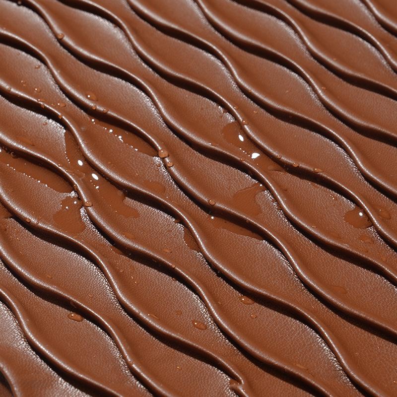 50cm*137cm 1.2mm Multi Colors PU Leather Quilting Fabric 3D Quilted Synthetic Leather Fabric for Car Interior Bag DIY Decor