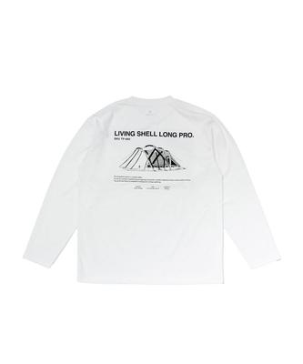 Living Shell Long Pro. Футболка с длинным рукавом EC-TS-25AU013, Сегментная, Футболка с длинным рукавом, Мужская и Женская, Белый, Размер M