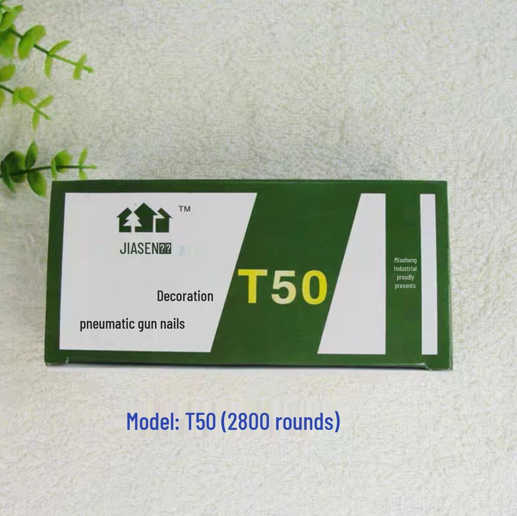 Pneumatic F30 Straight Nail Gun for Woodworking, Compatible with F10-F50 Strip Nails