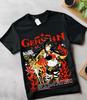 Ganyu Genshin Impact T-shirt Anime Girl Kawaii Black Shirt Short Sleeve All Size