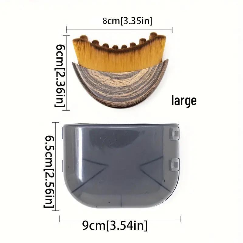 Лимфодренажная контурная и массажная щетка для лица