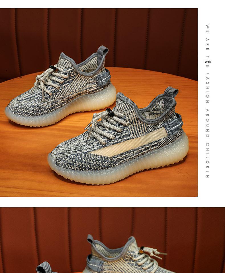 Детские дышащие сетчатые кроссовки для бега - Мягкая подошва, унисекс летние кеды для мальчиков и девочек.