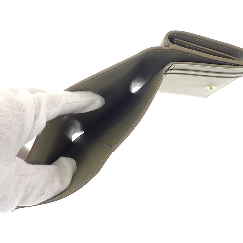 Loewe C821TR2X10 Tri-fold Wallet Eucalyptus Green Women