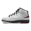 Детские кроссовки Air Jordan 2 Retro PS Chicago 2022 White Varsity-Red Black DQ8564-106
