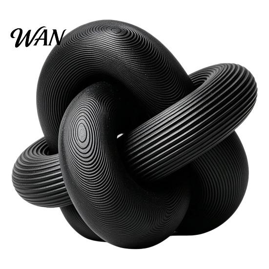 Tabletop Display Props 3D Printed Knot Figurine, Abstract Geometric Sculpture, Modern Minimalist Artistic Space Enhancements Desktop Ornaments
