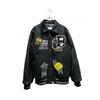 Б/у varsity куртка BAPE / Спортивная куртка / Куртка с нашивками / 001HJK301002M