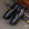 2025 Горячая Распродажа Мужские Лоферы Большого Размера 38-46 Весенние Дышащие Формальные Туфли Легкие Кожаные Туфли Слипоны для Офиса