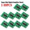 PAM8403 Мини Модуль платы усилителя мощности Класс D 2 канала Супер Мини Стерео Аудио Плата усилителя 2x3 Вт USB Питание для Arduino