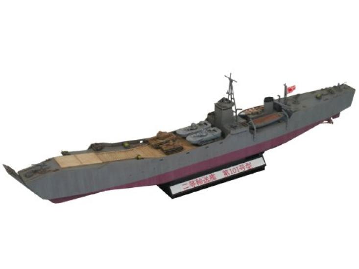 Pit Road Skywave Series Японский военно-морской транспортный корабль второго класса, тип 101, пластиковая модель WB05 1/350