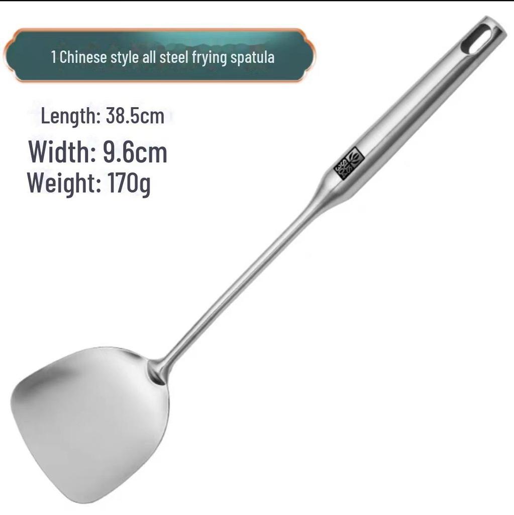 Guofeng 304 Stainless Steel Long Handle Cooking Spatula