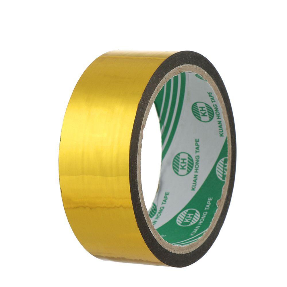 Клейкая декоративная лента для украшения золотая лента светоотражающая лазерная лента