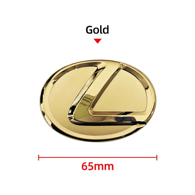 PHL1  65mm 77mm Car Steering Wheel Logo Sticker Badge Accessories For Lexus CT200H ES250 ES300H IS250 GS300 GS460 GX470 LS400 LX470